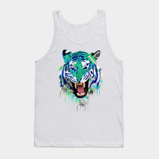 Tiger Force Teeth Face Tank Top